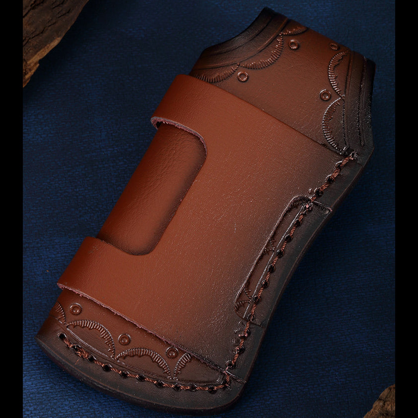 DRAGONSMILE Leather Knife Sheath for Belt