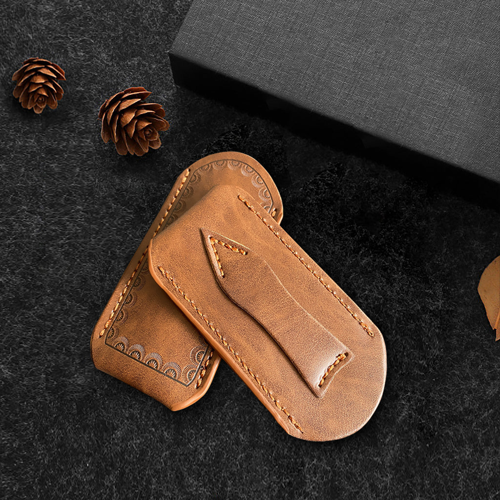 DRAGONSMILE Leather Knife Sheath for Belt