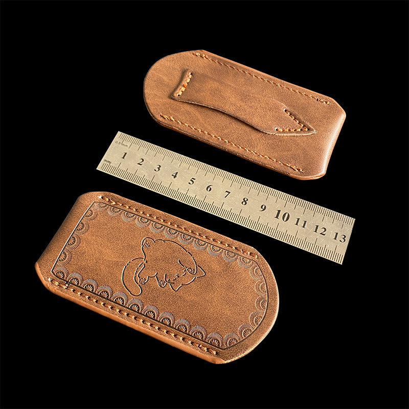 DRAGONSMILE Leather Knife Sheath for Belt