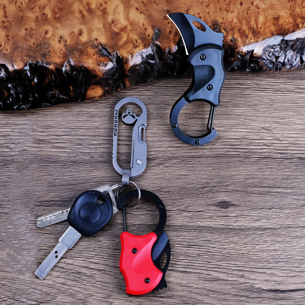 DRAGONSMILE Mini Pocket Knife, Folding Knife, Great Gift EDC keychain Knife