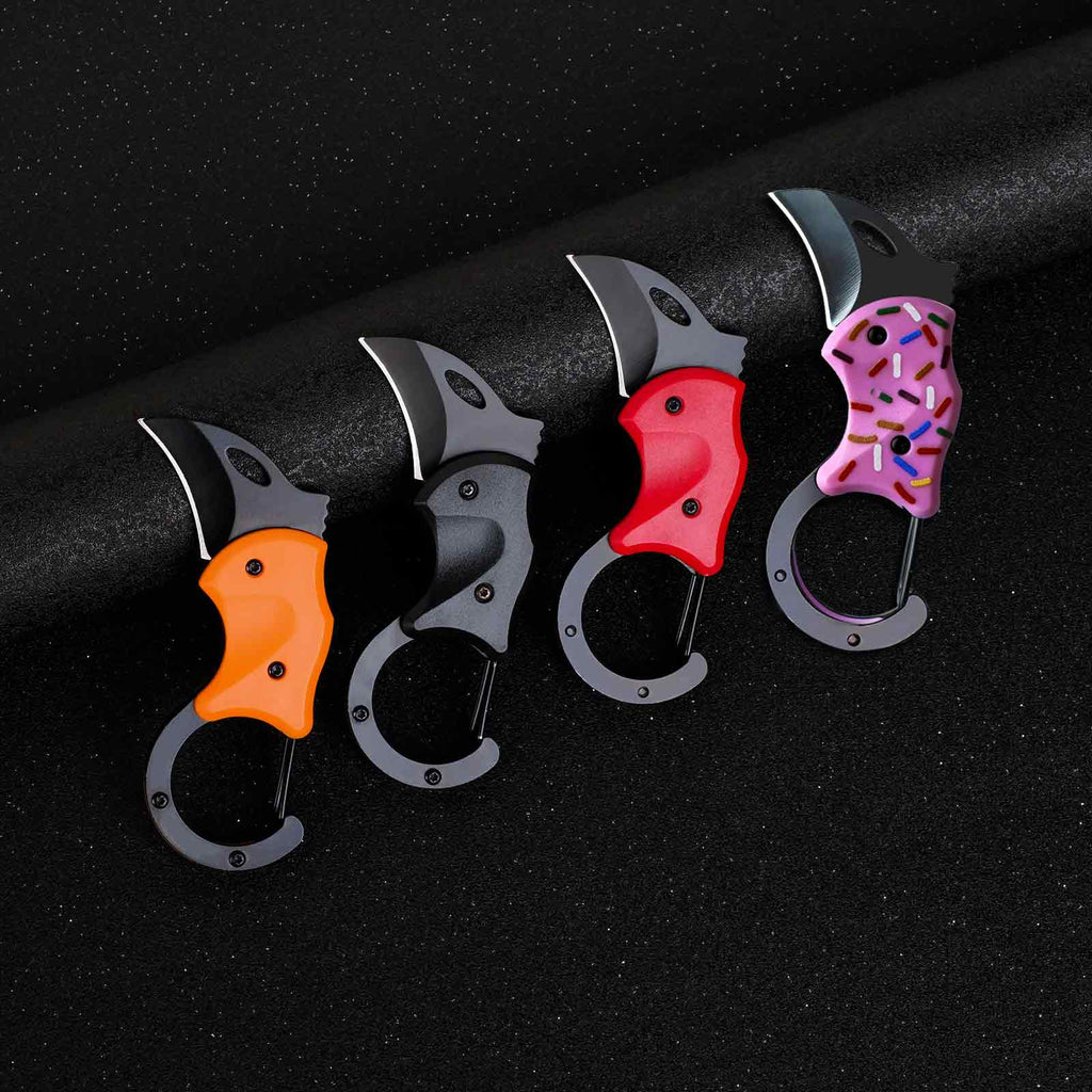 DRAGONSMILE Mini Pocket Knife, Folding Knife, Great Gift EDC keychain Knife