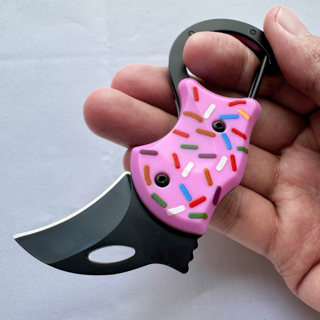 DRAGONSMILE Mini Pocket Knife, Folding Knife, Great Gift EDC keychain Knife